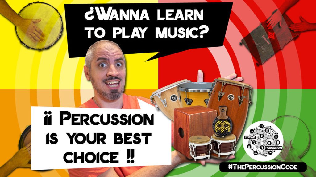 Wanna learn to play music, Percussion is your best choice