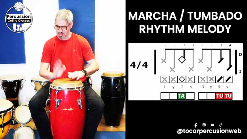 Melorhythm & Marcha rhythm on congas