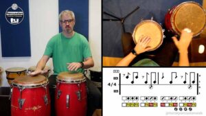 Guaguanco Rhythm played in two congas